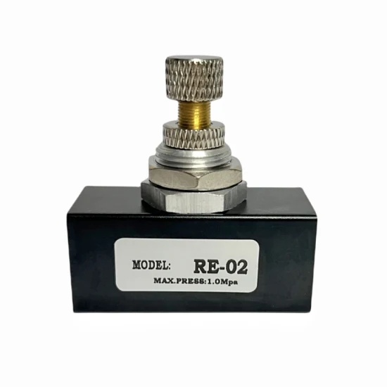 Pneumatic Air Re-01 Re-02 Re-03 Re-04 Throttle Speed Regulating Flow Control Precision Regulator Valve